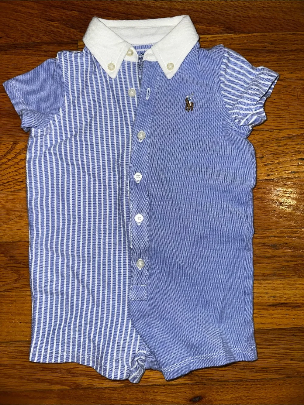 Ralph Lauren Baby Boy Oxford Polo Shortall 3M